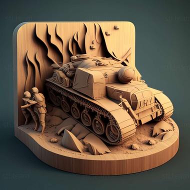 3D model Tank Operations European Campaign game (STL)